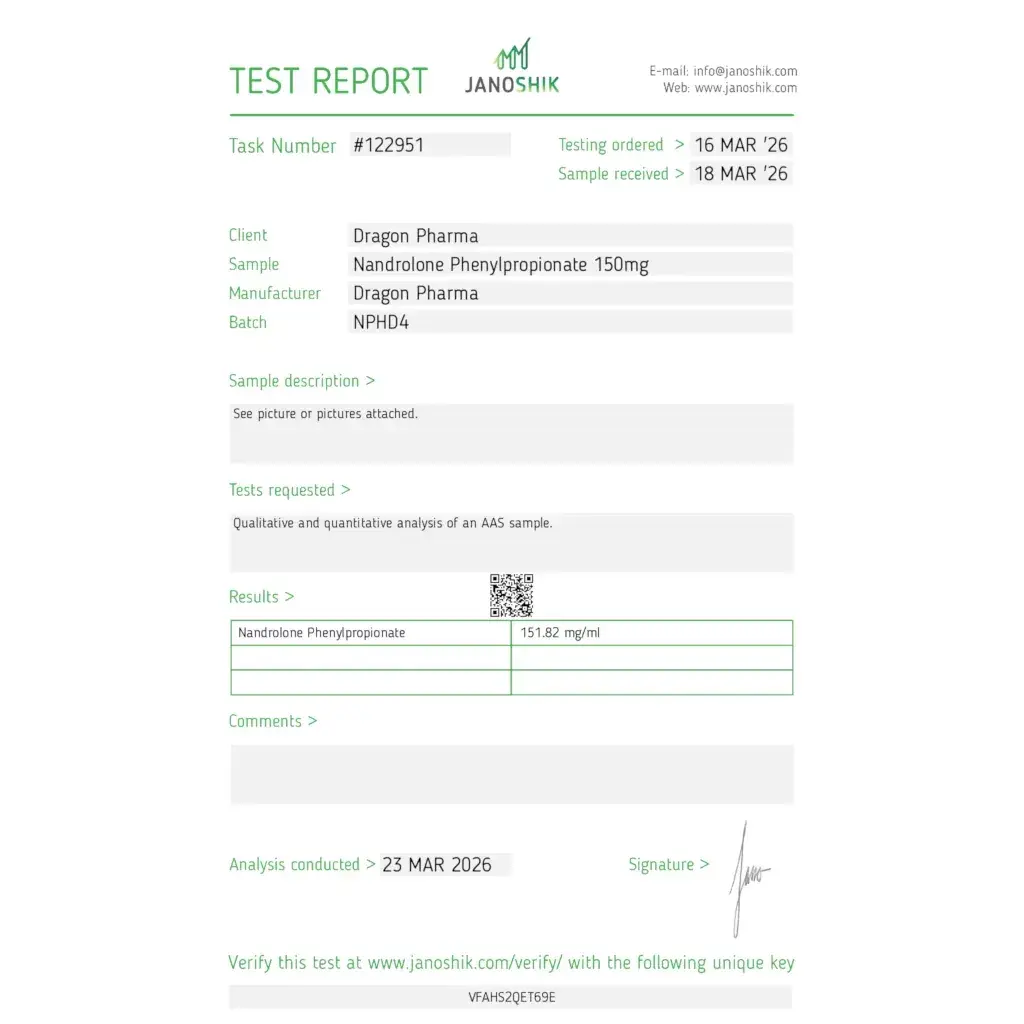 npp 150 laboratory test report