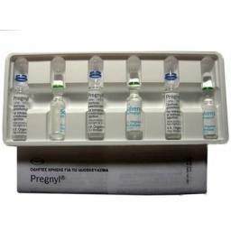 Pregnyl HCG 1500 IU - Human Chorionic Gonadotrophin - Organon Ilaclari, Turkey