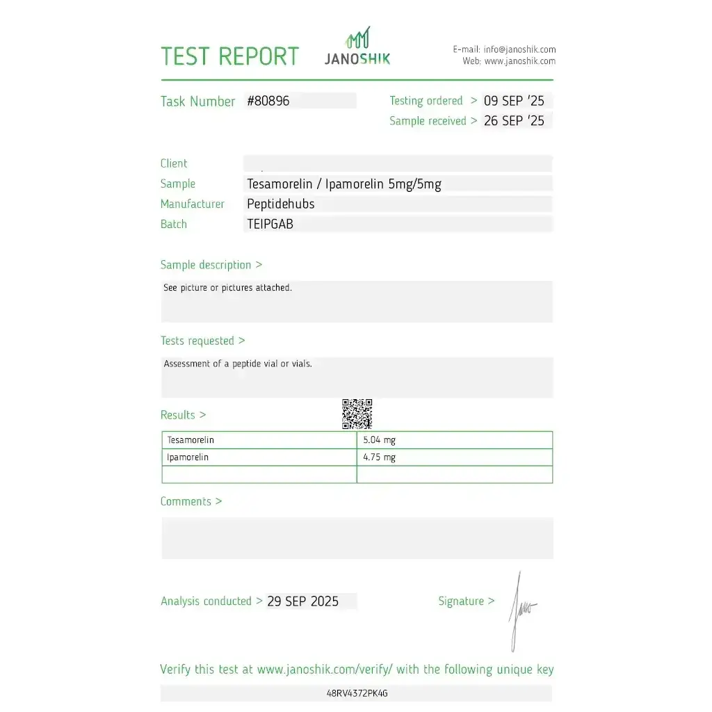 Tesamorelin/Ipamorelin 10 mg