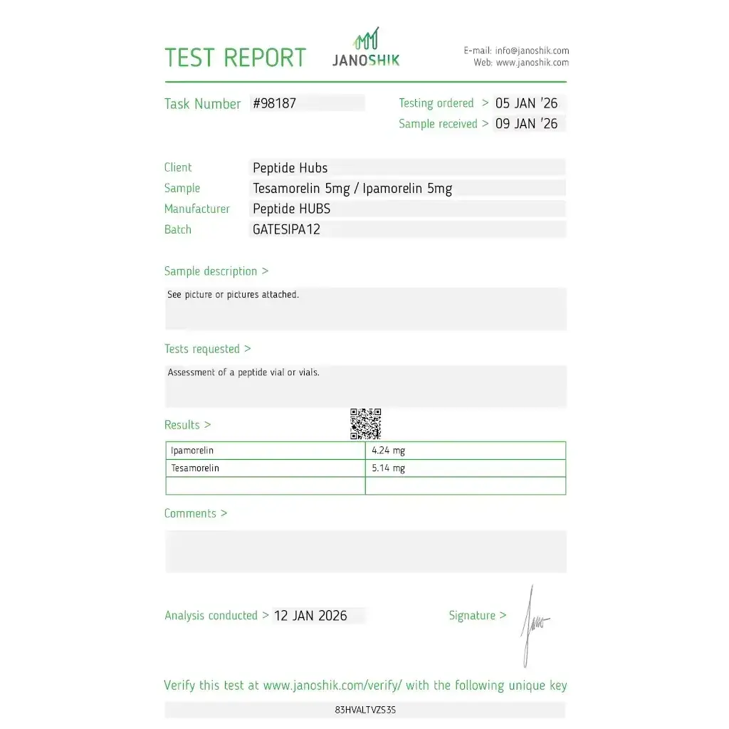 Tesamorelin/Ipamorelin 10 mg